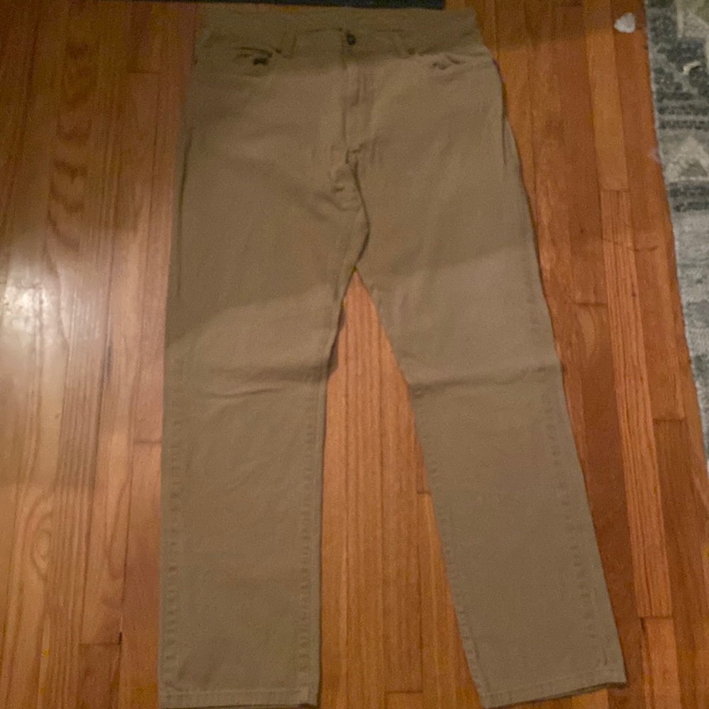 G.H Bass & Co Beige Straight Leg Pants